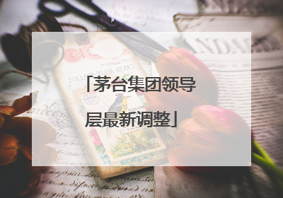 茅台集团领导层最新调整