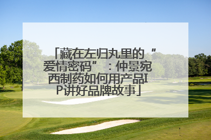 藏在左归丸里的“爱情密码”：仲景宛西制药如何用产品IP讲好品牌故事