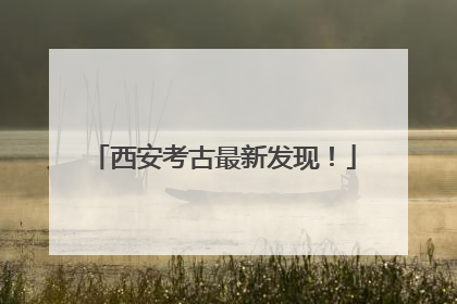 西安考古最新发现！