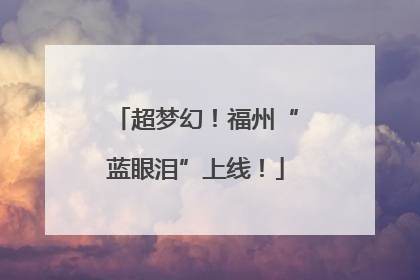 超梦幻！福州“蓝眼泪”上线！
