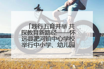 践行五育并举 共探教育新路径——怀远县淝河镇中心学校举行中小学、幼儿园班主任论坛活动
