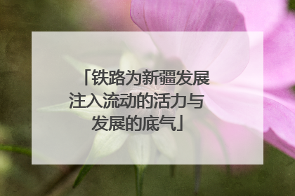 铁路为新疆发展注入流动的活力与发展的底气