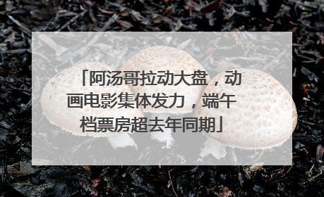 阿汤哥拉动大盘，动画电影集体发力，端午档票房超去年同期