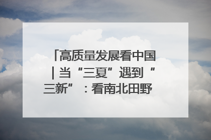 高质量发展看中国｜当“三夏”遇到“三新”：看南北田野里的科技共生记