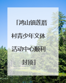 鸿山镇莲厝村青少年文体活动中心顺利封顶
