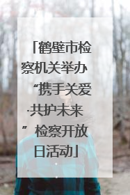 鹤壁市检察机关举办“携手关爱·共护未来”检察开放日活动