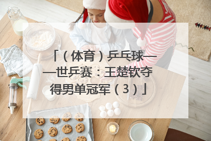 （体育）乒乓球——世乒赛：王楚钦夺得男单冠军（3）