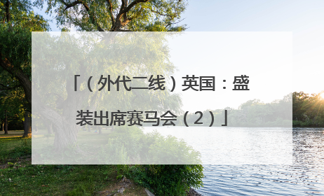 （外代二线）英国：盛装出席赛马会（2）