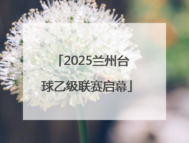 2025兰州台球乙级联赛启幕