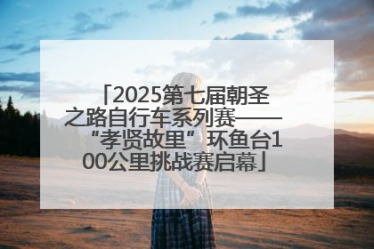 2025第七届朝圣之路自行车系列赛——“孝贤故里”环鱼台100公里挑战赛启幕