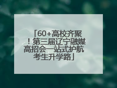 60+高校齐聚！第三届辽宁融媒高招会一站式护航考生升学路