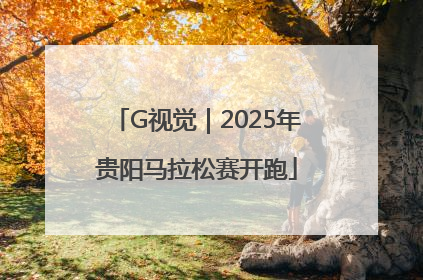 G视觉｜2025年贵阳马拉松赛开跑