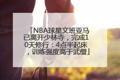 NBA球星文班亚马已离开少林寺，完成10天修行：4点半起床，训练强度高于武僧